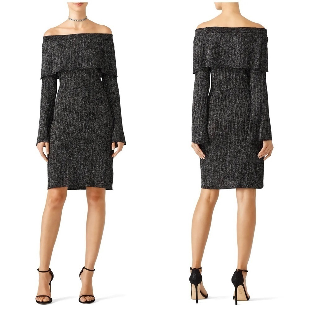 KEEPSAKE Metallic Reflections Sheath Dress